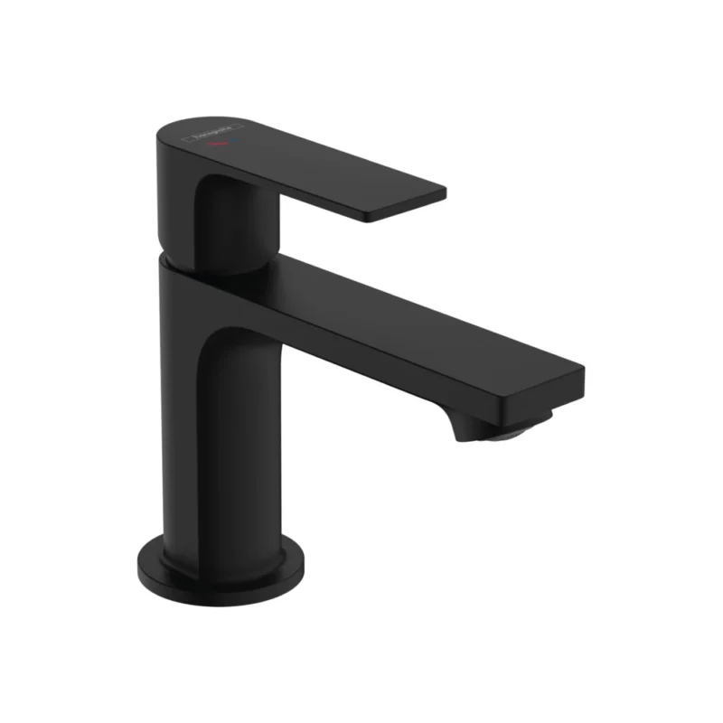 Hansgrohe Rebris E Tek kollu Satin Siyah Lavabo Bataryası