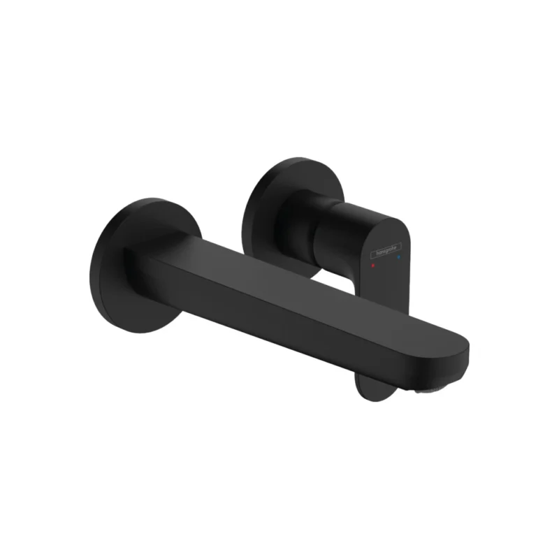 Hansgrohe Rebris S Tek Kollu Ankastre Satin Siyah Lavabo Bataryası