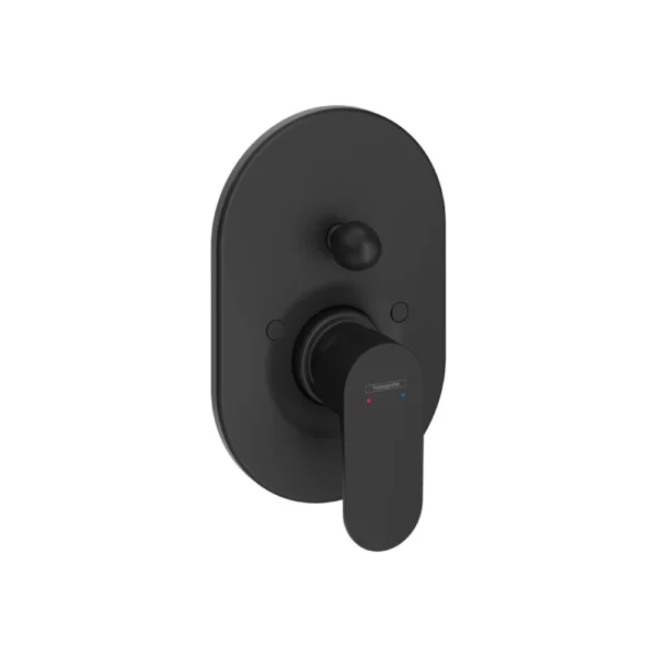 Hansgrohe Rebris S Tek Kollu Satin Siyah Ankastre Banyo Bataryası