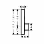 Hansgrohe Shower Select Ankastre Banyo Bataryası