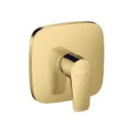 Hansgrohe Talis E Ankastre Tek Kollu Altın Duş Bataryası