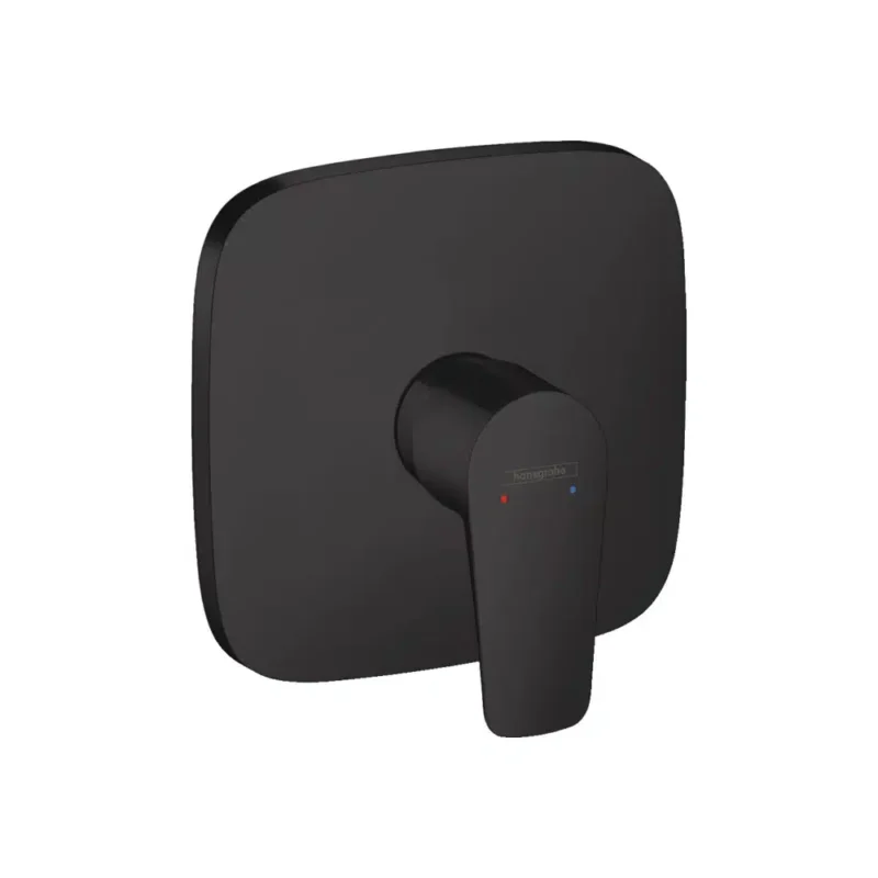 Hansgrohe Talis E Ankastre Tek Kollu Siyah Duş Bataryası