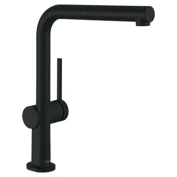 Hansgrohe Talis M54 Eviye Bataryası 270 Spiralli 1 jet Siyah + SBox