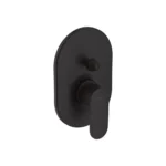 Hansgrohe Vernis Blend Ankastre Tek Kollu Mat Siyah Banyo Bataryası