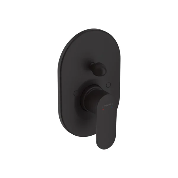 Hansgrohe Vernis Blend Ankastre Tek Kollu Mat Siyah Banyo Bataryası