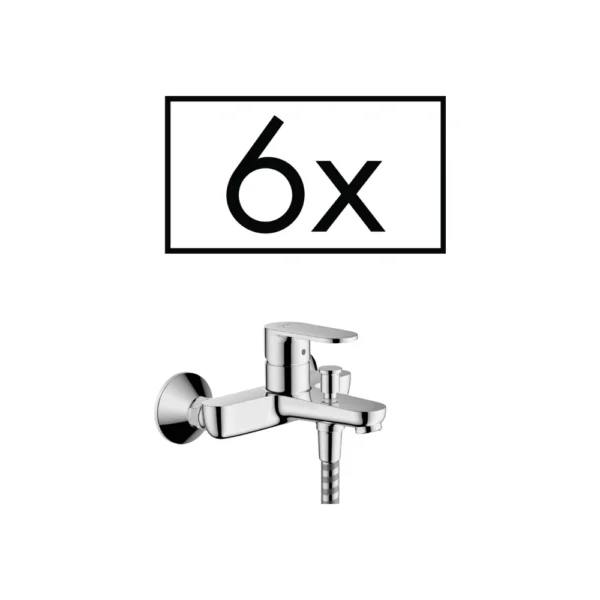 Hansgrohe Vernis Blend Tek Kollu Krom Banyo Bataryası