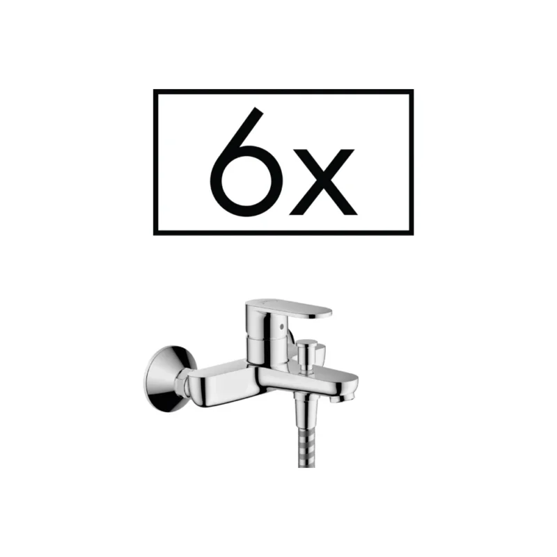 Hansgrohe Vernis Blend Tek Kollu Krom Banyo Bataryası