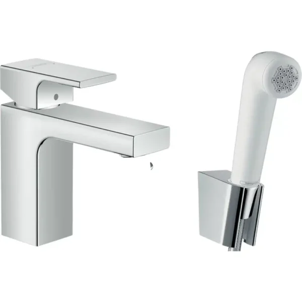 Hansgrohe Vernis Shape 160 Cm Duş Hortumlu El Duşu ve Lavabo Bataryası