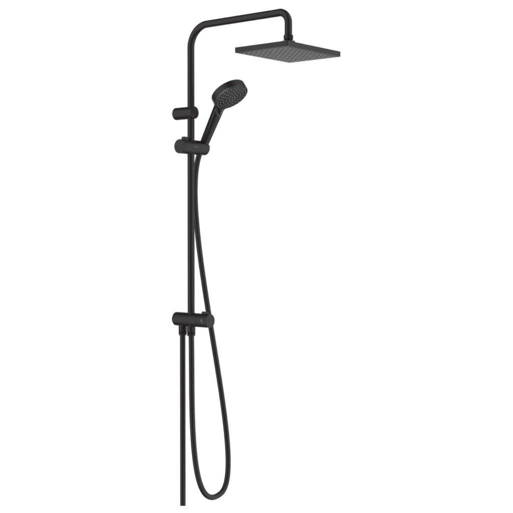 Hansgrohe Vernis Shape 230 Reno Duş Kolonu Satin Siyah Hansgrohe Vernis Shape 230 Reno Duş Kolonu Satin Siyah