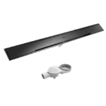 Hüppe Galata A Duş Kanalı 60 cm Mat Siyah Yandan Çıkışlı