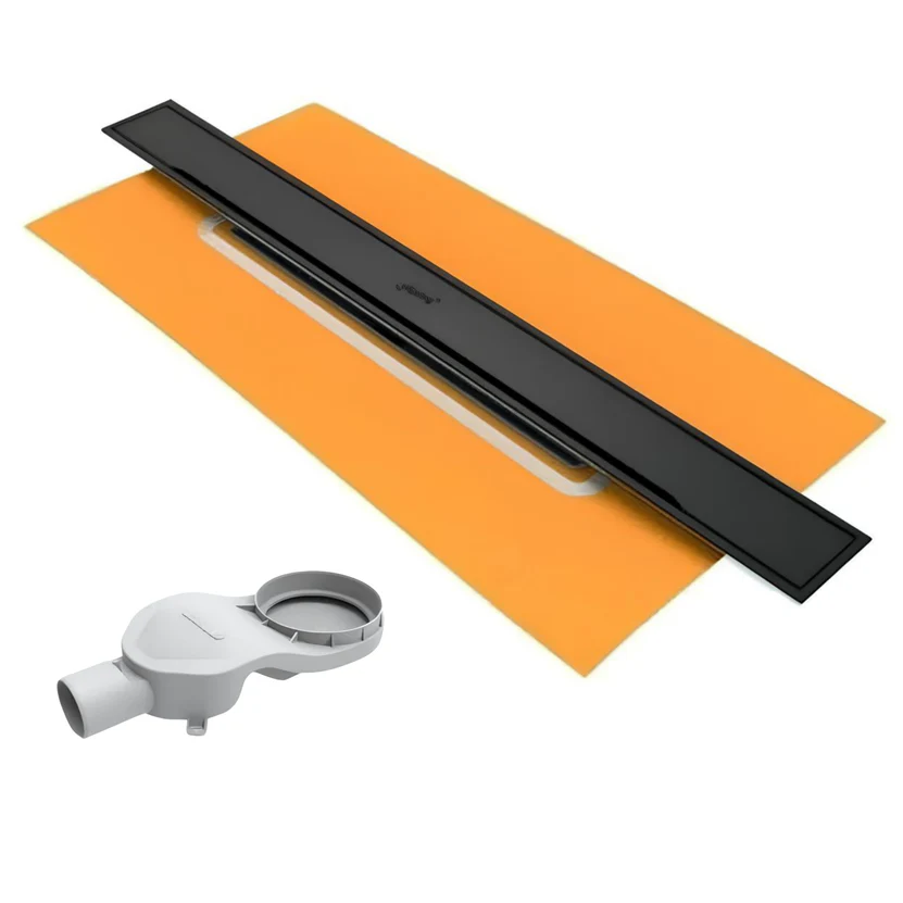 Hüppe Galata A Duş Kanalı 60 cm Mat Siyah Yandan Çıkışlı Hüppe Galata A Duş Kanalı 60 cm Mat Siyah Yandan Çıkışlı