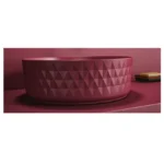 Isvea Davanti Tezgah Üstü Lavabo 36 cm Rustik Bordo