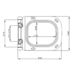 Isvea Duroplast Klozet Kapağı Z80 Yavaş Kapanan Tak-Çıkar Slim Beyaz