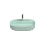 Isvea Infinity Batarya Delikli Tezgahüstü Lavabo 60 cm Mint
