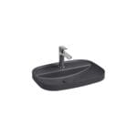 Isvea Infinity Inset Lavabo 55 cm Antrasit