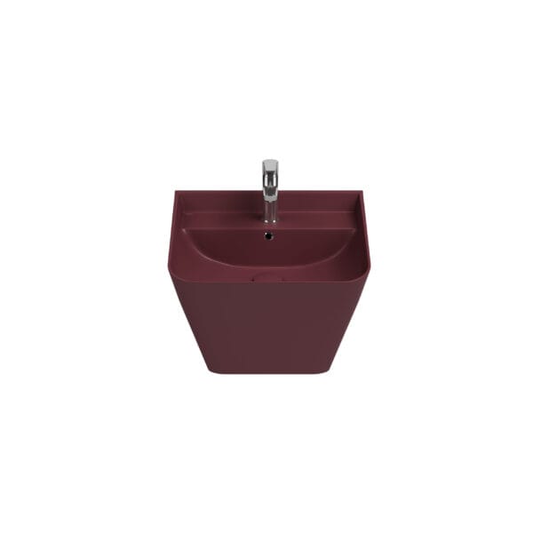 Isvea Sott Aqua Asma Monoblok Lavabo-Rustik Bordo