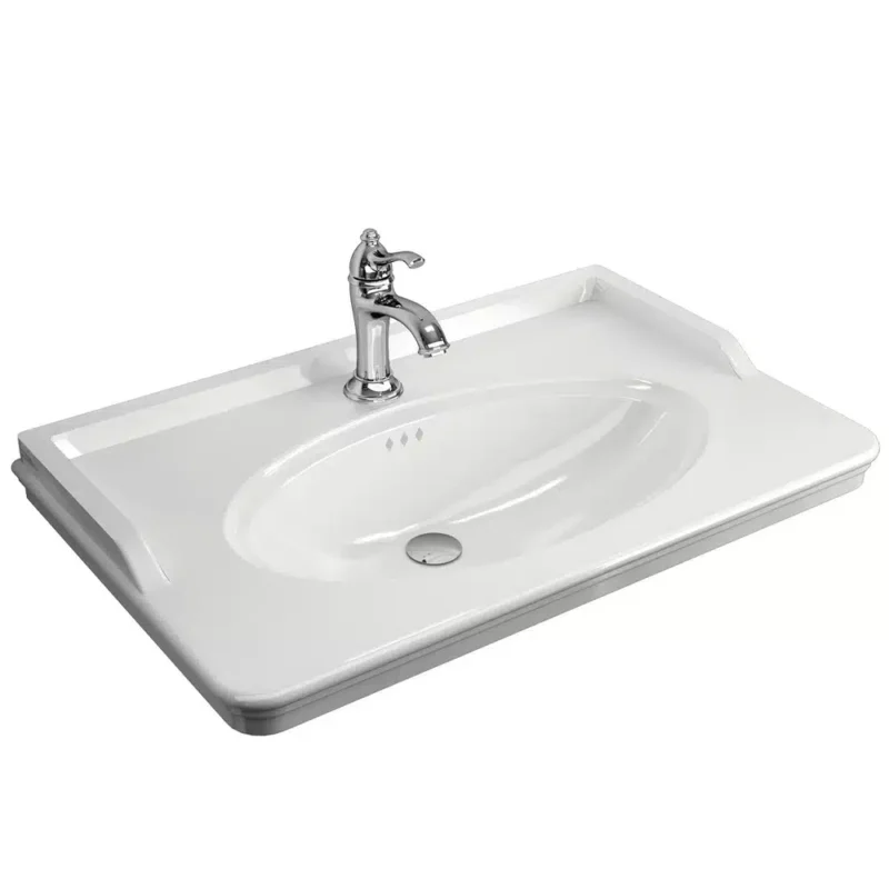 Kale Artdeco 80x50 Etajerli Lavabo
