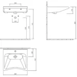 Kale Asistans 60x55 Cm Lavabo