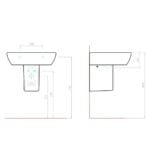 Kale Babel Beyaz Yarım Ayak