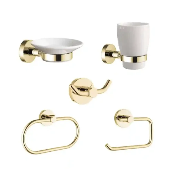 Kale D100 Altın Porselen Aksesuar Seti