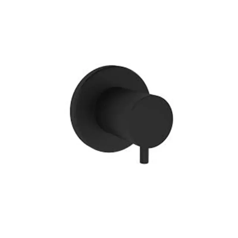 Kale D100 Ankastre Stop Valf 90° Aç Kapa (Mat Siyah)