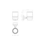 Kale D100 Diş Fırçalık (Au)