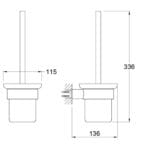 Kale D300 Klozet Fırçası