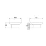 Kale D300 Krom Sabunluk