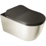 Kale Dove 2.0 Kanalsız Asma Klozet Ultra Slim Yavaş Kapak Mat Siyah Platin