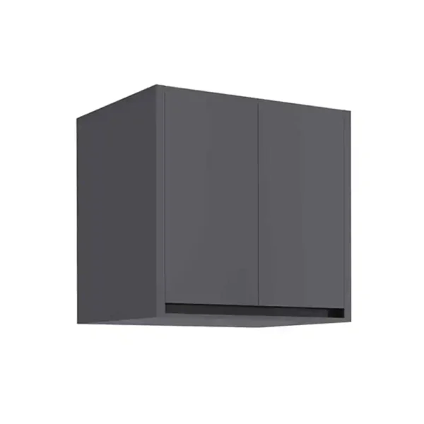 Kale Idea 2.0 70 cm Parlak Antrasit Kapaklı Çamaşır Makinesi Üst Dolabı