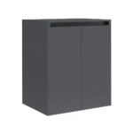 Kale Idea 2.0 70 cm Parlak Antrasit Kapaklı Çamaşır Makinesi Alt Dolabı