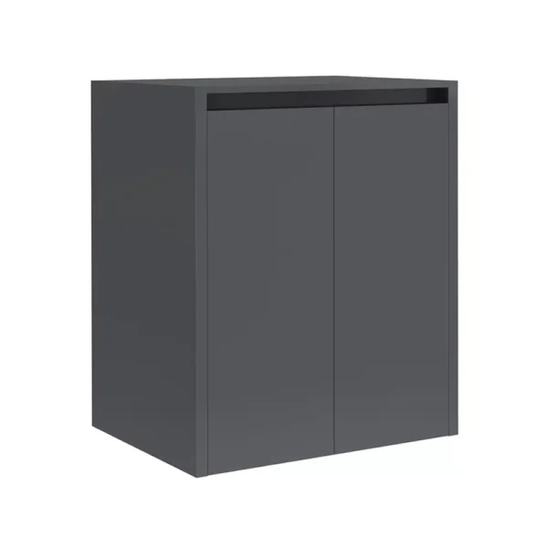 Kale Idea 2.0 70 cm Parlak Antrasit Kapaklı Çamaşır Makinesi Alt Dolabı