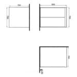 Kale Idea 2.0 70 cm Parlak Beyaz Kapaklı Çamaşır Makinesi Alt Dolabı