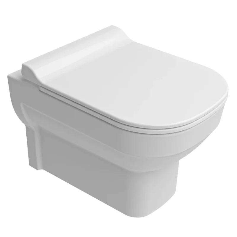 Kale Loft Smart Asma Klozet Taharet Delikli+Ultra Slim Smart Kapak