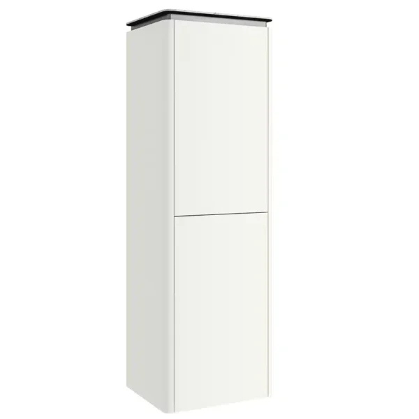 Kale Lotus 45cm Boy Dolap Mat Beyaz/Pallısandro