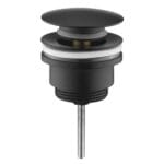 Kale Novatik Siyah Yuvarlak Universal Lavabo Süzgeci