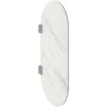 Kale Panello 100x50 cm Oval Formlu Mat Pallisandro Pisuvar Paneli