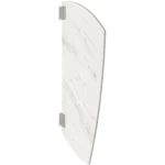 Kale Panello 100x50 cm Yelken Formlu Mat Pallisandro Pisuvar Paneli