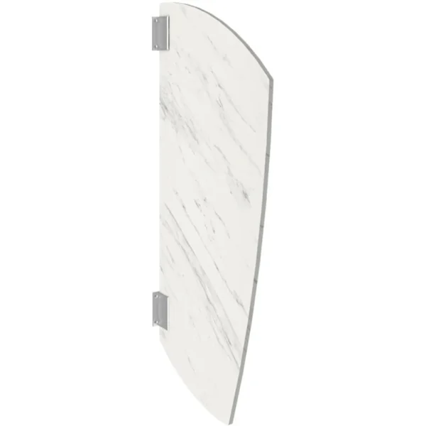 Kale Panello 100x50 cm Yelken Formlu Mat Pallisandro Pisuvar Paneli