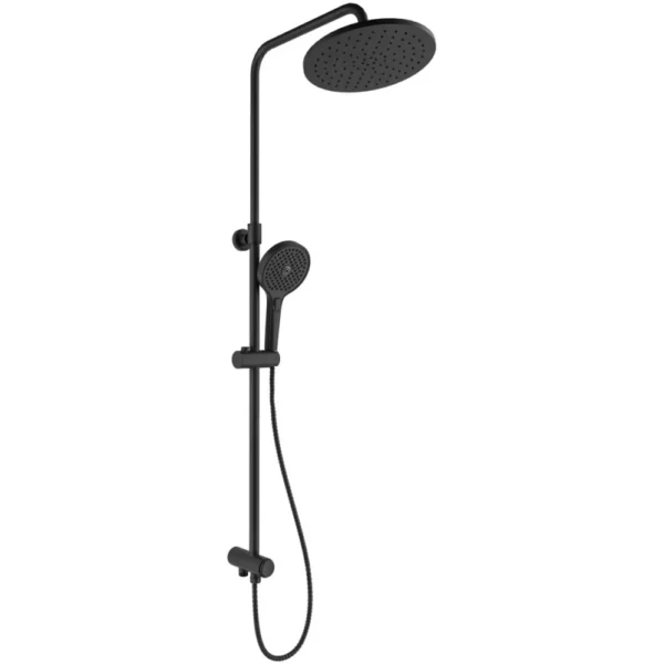 Kale Rain Round Push Buton Siyah Yuvarlak Duş Barı