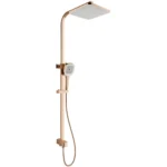 Kale Rain Square Push Buton Rose Gold Kare Duş Barı