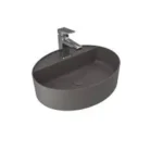 Kale Smartedge 40x50 Oval Lavabo Mat Antrasit Gri