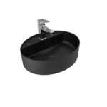 Kale Smartedge 40x50 Oval Lavabo Mat Siyah