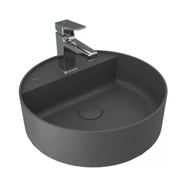 Kale Smartedge Ø45 Yuvarlak Lavabo Mat Antrasit Gri