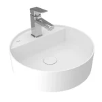 Kale Smartedge Ø45 Yuvarlak Lavabo Mat Beyaz