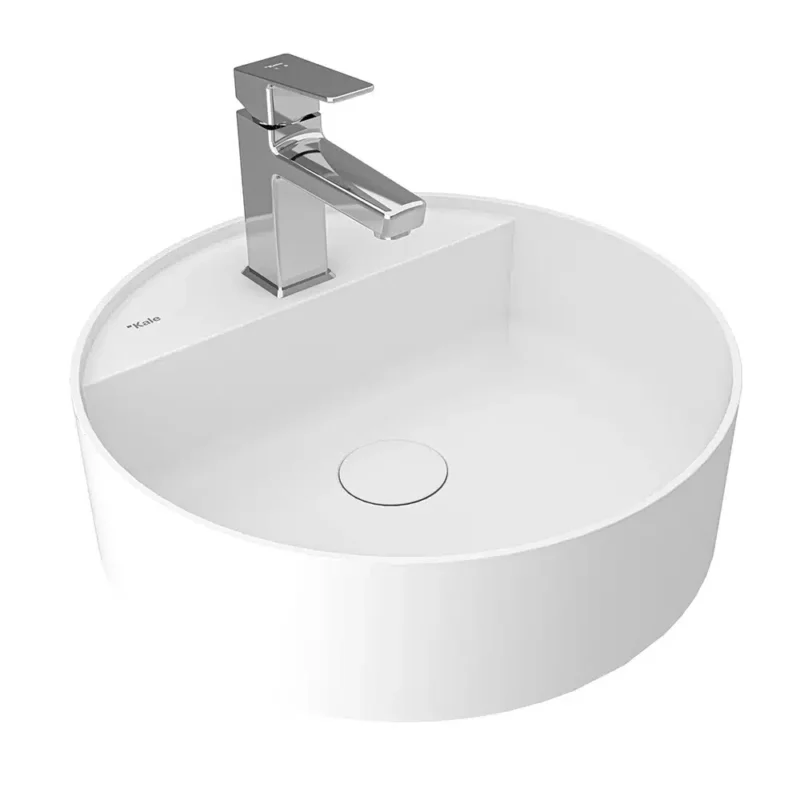 Kale Smartedge Ø45 Yuvarlak Lavabo Mat Beyaz