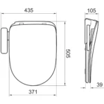 Kale Smartx Akıllı Yavaş Kapanan Klozet Kapağı