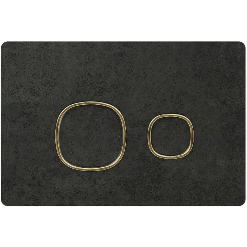 Kale Uniq Ocean Black-Altın Gömme Rezervuar Paneli