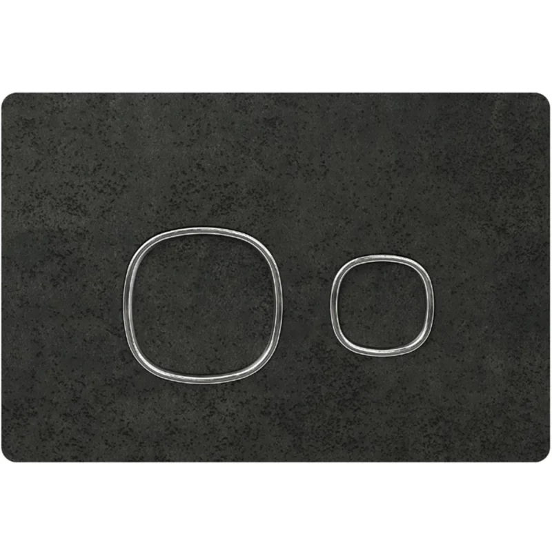 Kale Uniq Ocean Black Krom Gömme Rezervuar Paneli