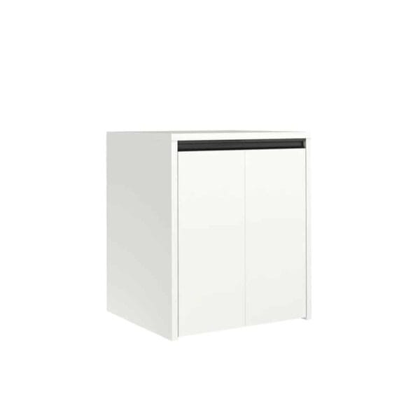 Kale Vista 76 cm Mat Beyaz Kapaklı Çamaşır Makinesi Dolabı